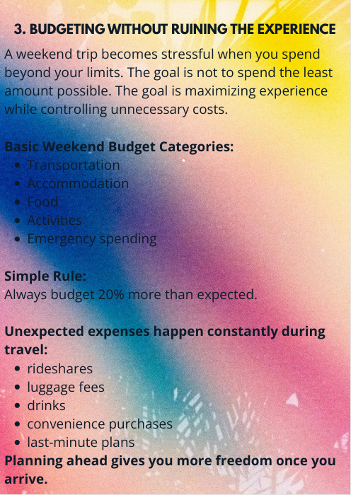 Young Adult Weekend Escapes - The Modern Guide to Quick Trips, Mental Resets, & Affordable Adventures