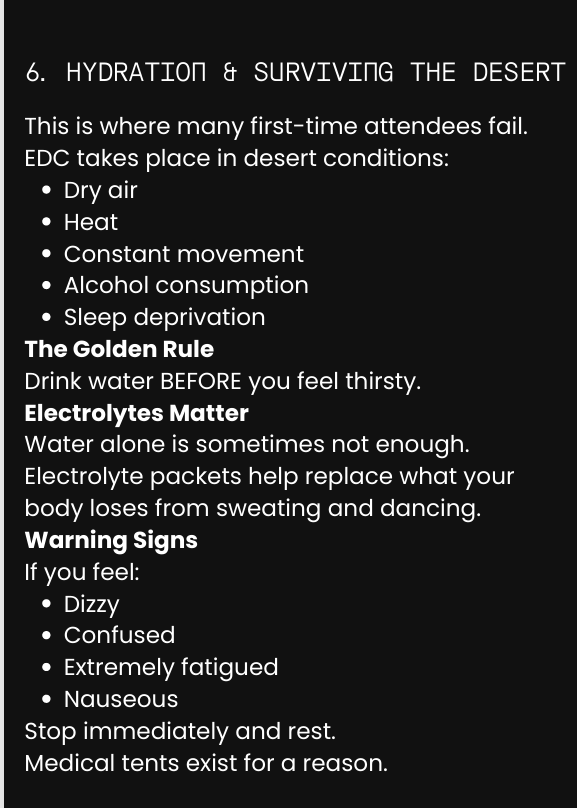 EDC Las Vegas Survival Guide - The Ultimate Handbook for First-Time Festival Goers & International Travelers